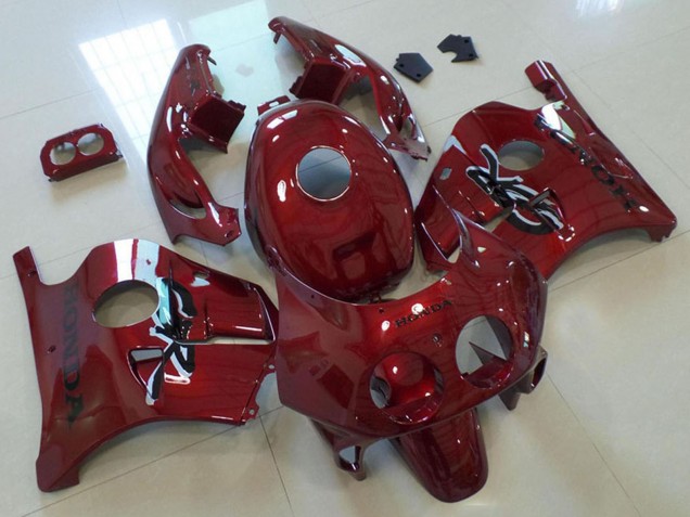 1990-1998 Maroon Red Honda CBR250RR MC22 Motorcycle Fairings