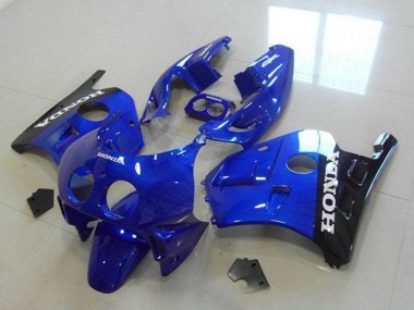 1990-1998 Blue Glossy Black White Decals Honda CBR250RR MC22 Motorcycle Fairings