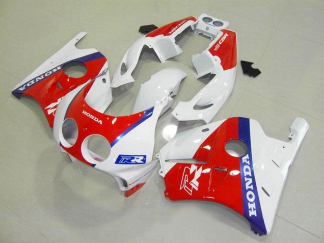 1990-1998 White Red Blue Honda CBR250RR MC22 Motorcycle Fairings