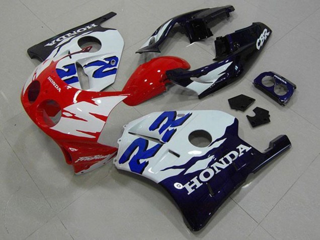 1990-1998 White Red Glossy Black Honda CBR250RR MC22 Motorcycle Fairings