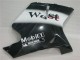 1996-2007 Glossy Black White West Honda CBR1100XX Motorcycle Fairings