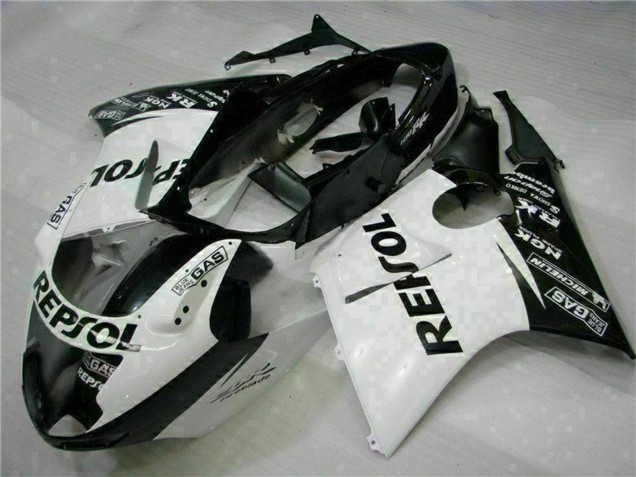 1996-2007 White Glossy Black Repsol Honda CBR1100XX Motorcycle Fairings