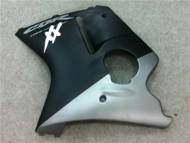 1996-2007 Matte Black Silver Honda CBR1100XX Motorcycle Fairings
