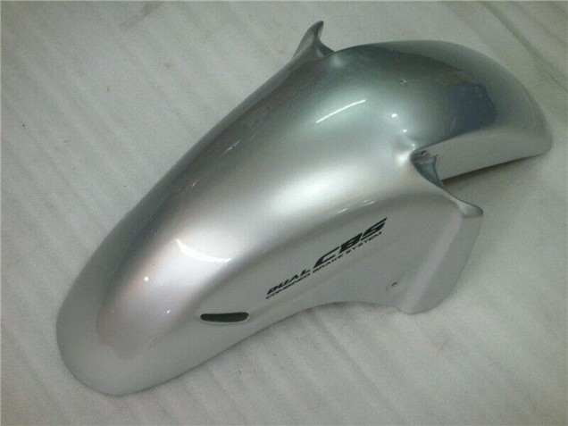 1996-2007 Silver Black Flame Honda CBR1100XX Motorcycle Fairing