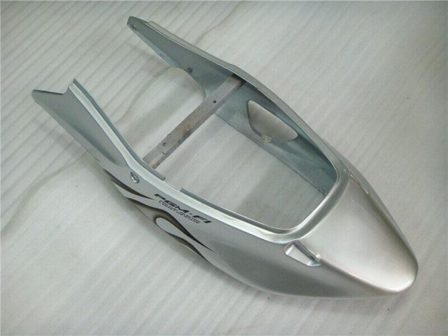 1996-2007 Silver Black Flame Honda CBR1100XX Motorcycle Fairing