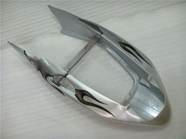 1996-2007 Silver Black Flame Honda CBR1100XX Motorcycle Fairing