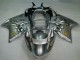 1996-2007 Silver Black Flame Honda CBR1100XX Motorcycle Fairing