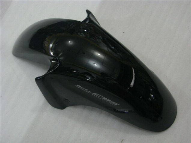 1996-2007 Glossy Black Red Flame Honda CBR1100XX Abs Motorcycle Fairings