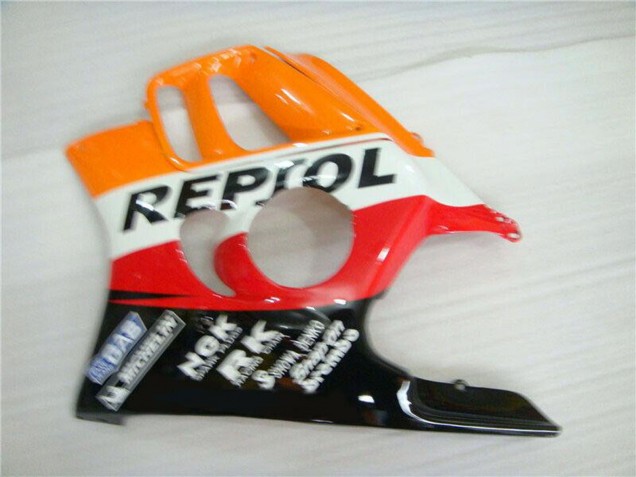 1995-1996 Orange White Red Glossy Black Repsol Honda CBR600 F3 Motorcycle Fairing