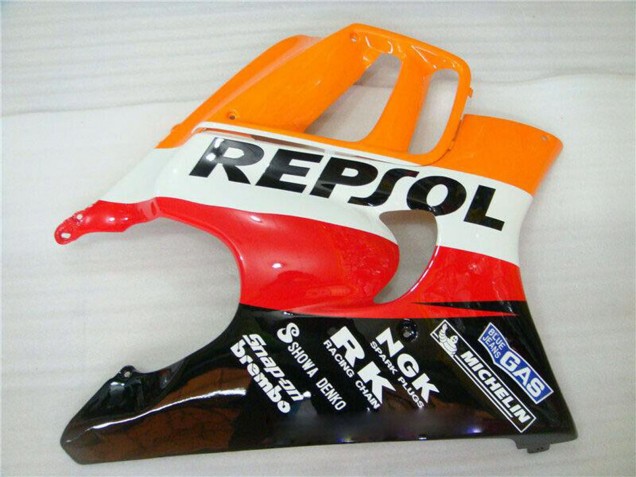 1995-1996 Orange White Red Glossy Black Repsol Honda CBR600 F3 Motorcycle Fairing