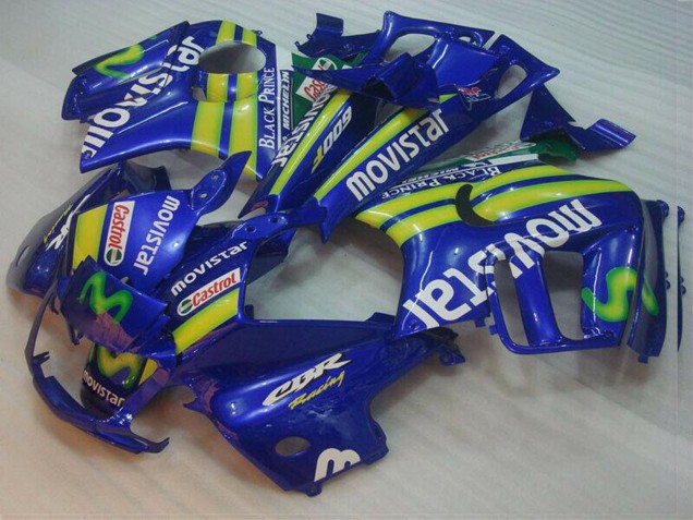 1995-1996 Blue Green Yellow MoviStar Red Castrol Honda CBR600 F3 Motorcycle Fairings