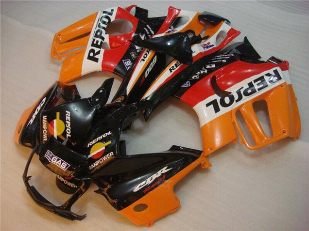 1995-1996 Orange White Red Glossy Black Repsol Honda CBR600 F3 Motorcycle Fairings