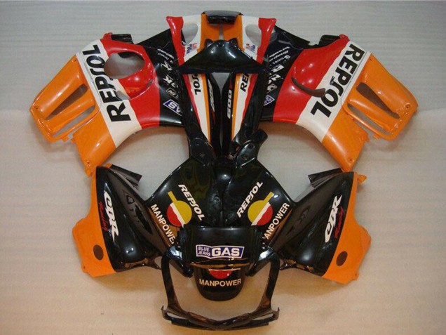 1995-1996 Orange White Red Glossy Black Repsol Honda CBR600 F3 Motorcycle Fairings