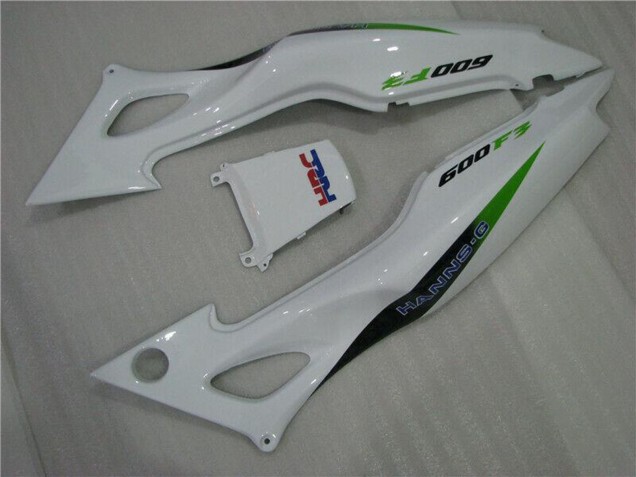 1995-1996 White Silver Green Hannspree Honda CBR600 F3 Motorcycle Fairings