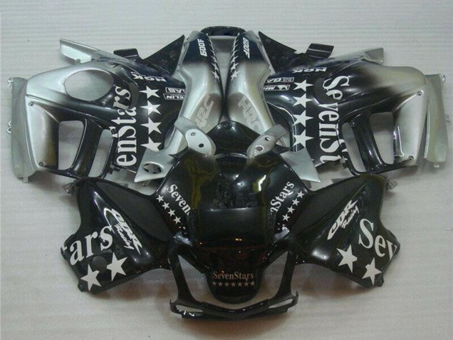 1995-1996 Silver Glossy Black SevenStars Honda CBR600 F3 Motorcycle Fairings
