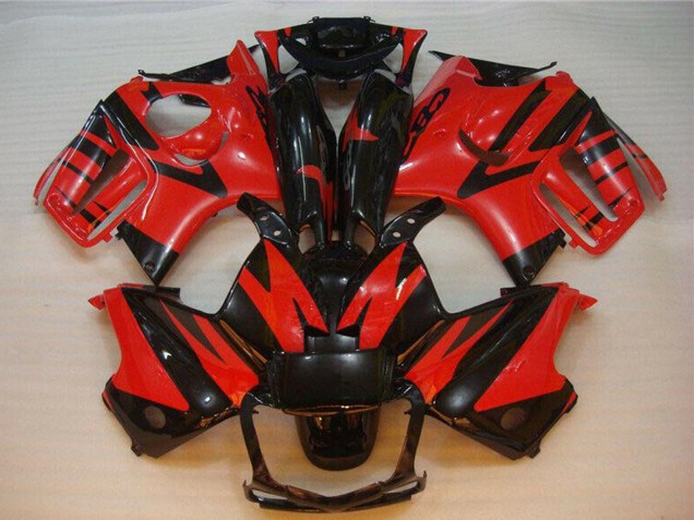1995-1996 Red Glossy Black Honda CBR600 F3 Motorcycle Fairing
