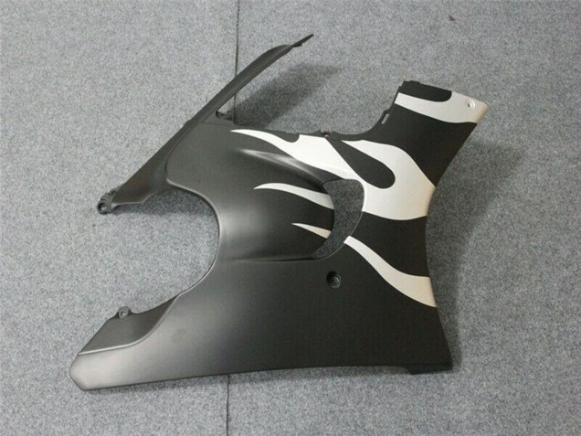 1995-1996 White Matte Black Flame Honda CBR600 F3 Motorcycle Fairings