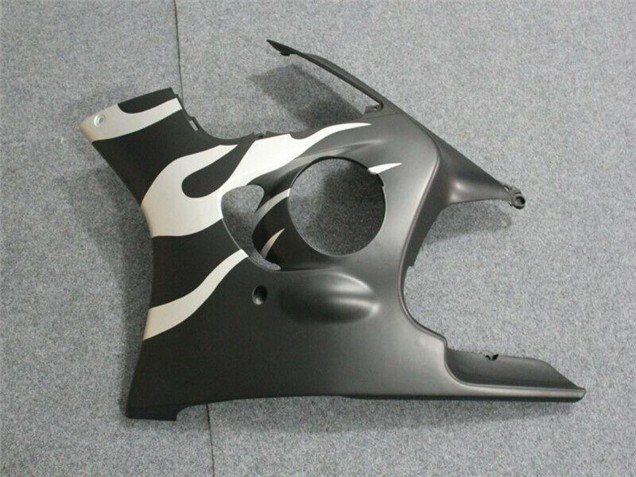 1995-1996 White Matte Black Flame Honda CBR600 F3 Motorcycle Fairings