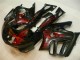 1995-1996 Glossy Black Red Flame Honda CBR600 F3 Motorcycle Fairings