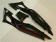 1995-1996 Glossy Black Red Flame Honda CBR600 F3 Motorcycle Fairings