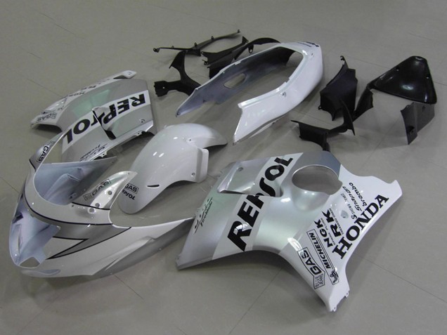 1996-2007 White Black Repsol Honda CBR1100XX Motorcycle Fairings