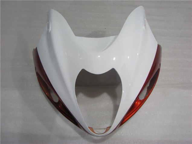 1996-2007 White Orange Black Suzuki GSXR 1300 Hayabusa Motorcycle Fairings