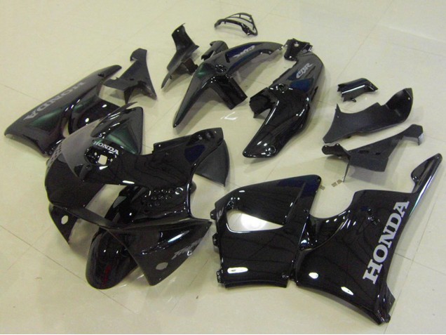 1998-1999 Glossy Black Honda CBR900RR 919 Motorcycle Fairings