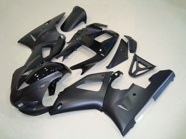 1998-1999 Matte Black Glossy Black Yamaha YZF R1 Motorcycle Fairings