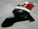 1998-2002 White Red Glossy Black Yamaha YZF R6 Motorcycle Fairing