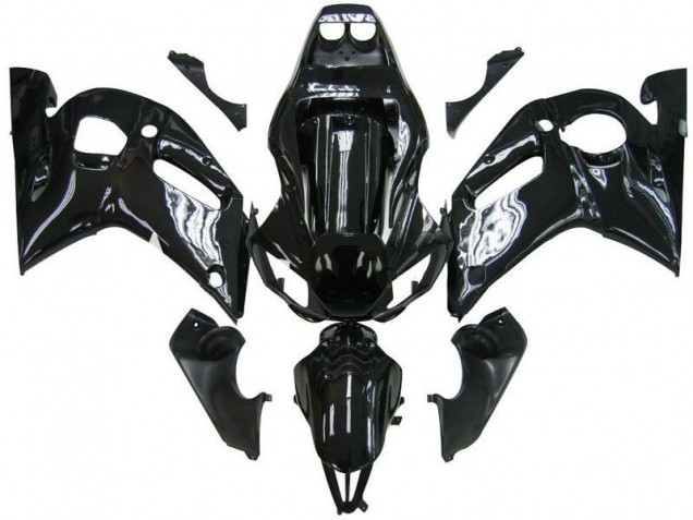 1998-2002 Glossy Black Yamaha YZF 600 R6 Motorcycle Fairings