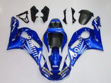 1998-2002 Blue White Go Motul Yamaha YZF R6 Motorcycle Fairings