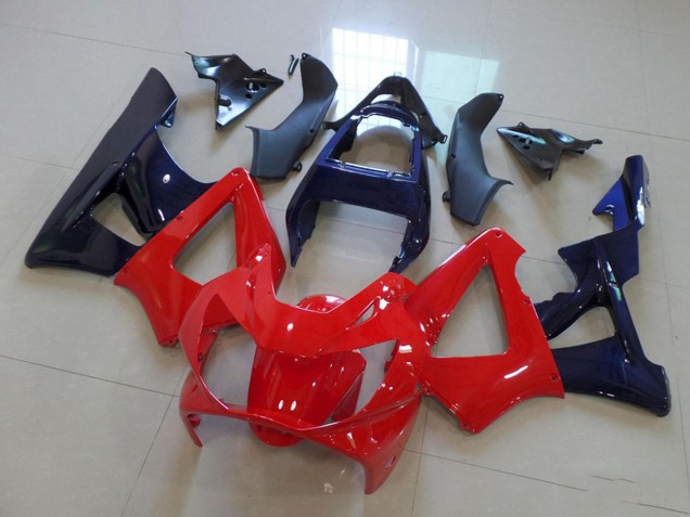 2000-2001 Red Dark Blue Honda CBR900RR 929 Motorcycle Fairings