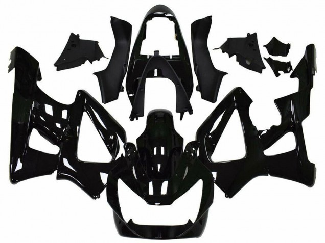 2000-2001 Glossy Black Honda CBR900RR 929RR Motorcycle Fairings