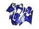 2000-2001 Blue White Yamaha YZF R1 Motorcycle Fairing