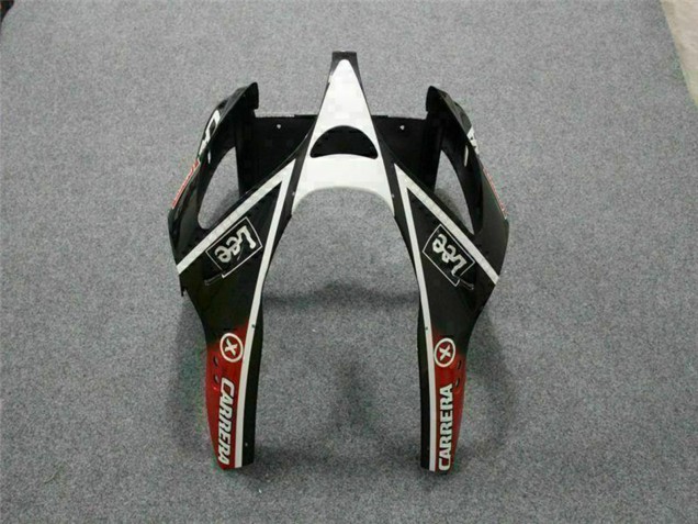 2000-2002 White Red Yellow Green Glossy Black Star EuroBet Kawasaki ZX6R Motorcycle Fairings