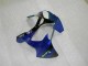 2000-2002 Blue Glossy Black Elf Bridgestone Kawasaki ZX6R Motorcycle Fairings