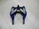 2000-2002 Blue Glossy Black Elf Bridgestone Kawasaki ZX6R Motorcycle Fairings