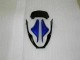 2000-2002 Blue Glossy Black Elf Bridgestone Kawasaki ZX6R Motorcycle Fairings