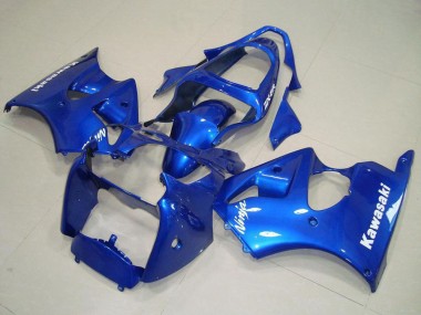 2000-2002 Blue Kawasaki ZX6R Motorcycle Fairings
