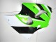 2000-2002 Green White Black Kawasaki ZX6R Motorcycle Fairing Kits
