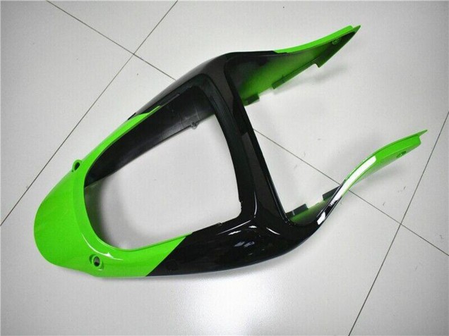 2000-2002 Green White Black Kawasaki ZX6R Motorcycle Fairing Kits