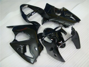 2000-2002 Glossy Black Kawasaki ZX6R Motorcycle Fairings