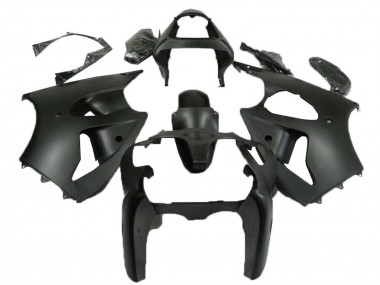 2000-2002 Matte Black Kawasaki ZX6R Motorcycle Fairings