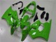 2000-2002 Green Black Kawasaki ZX6R Motorcycle Fairings