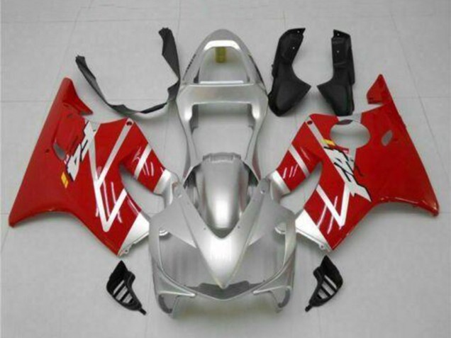 2001-2003 Silver Red Honda CBR600 F4i Motorcycle Fairings Kits