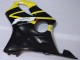 2001-2003 Yellow Glossy Black Honda CBR600 F4i Motorcycle Fairing