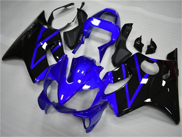 2001-2003 Blue Glossy Black Honda CBR600 F4i Motorcycle Fairing