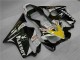 2001-2003 White Yellow Glossy Black Playboy Honda CBR600 F4i Motorcycle Fairings