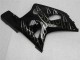 2001-2003 Glossy Black Silver Flame Suzuki GSXR 600/750 Motorcycle Fairings