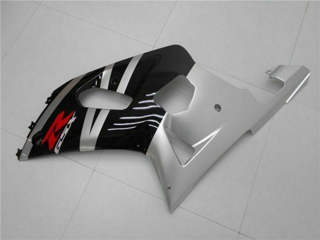 2001-2003 Silver Glossy Black Red Suzuki GSXR 600/750 Motorcycle Fairings